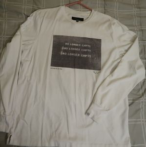 rag & bone NY Empty Long Sleeve Tee Shirt Large